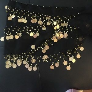 Belly dance middle eastern coin belt wrap arabic